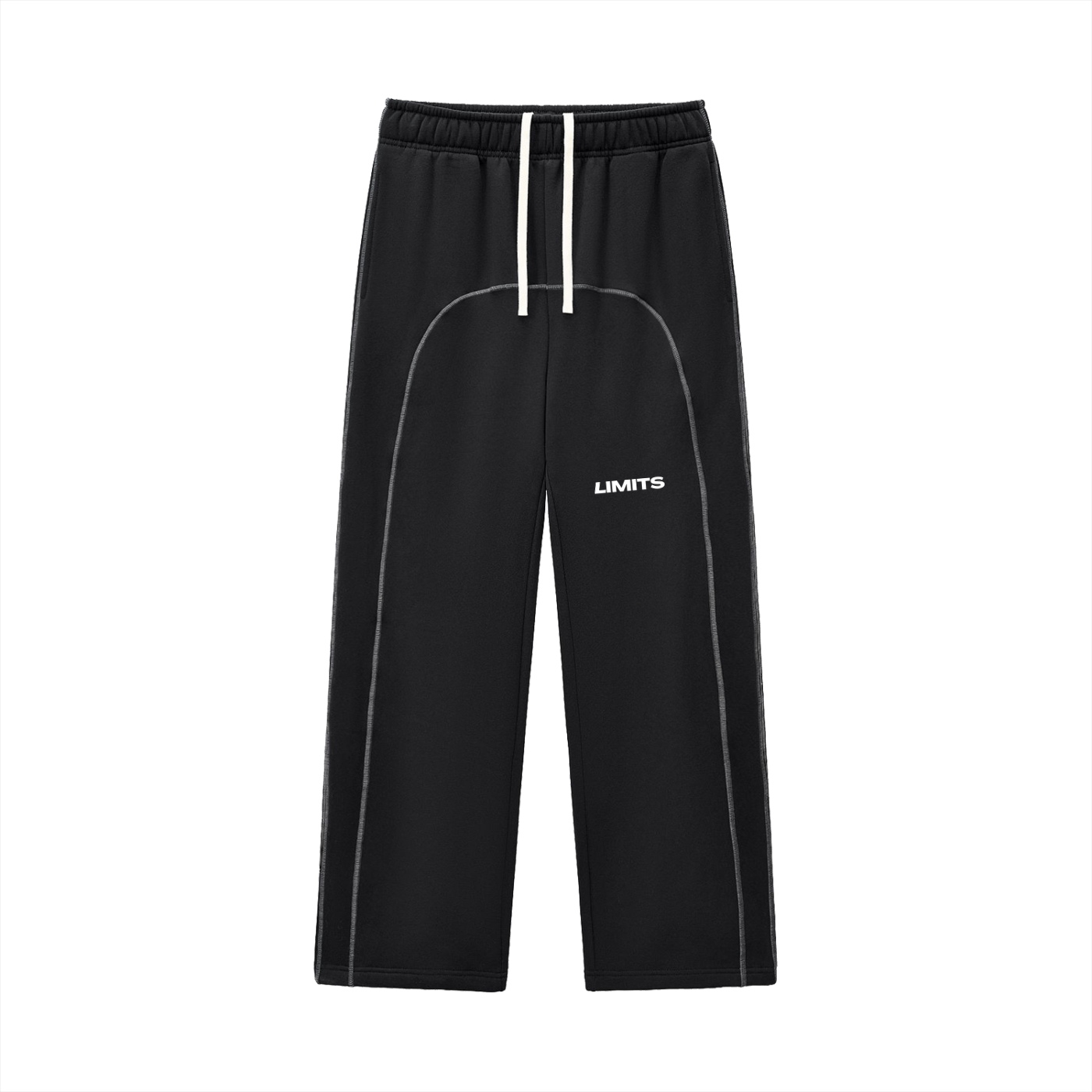 Contrast-Stitched Fleece Sweatpants